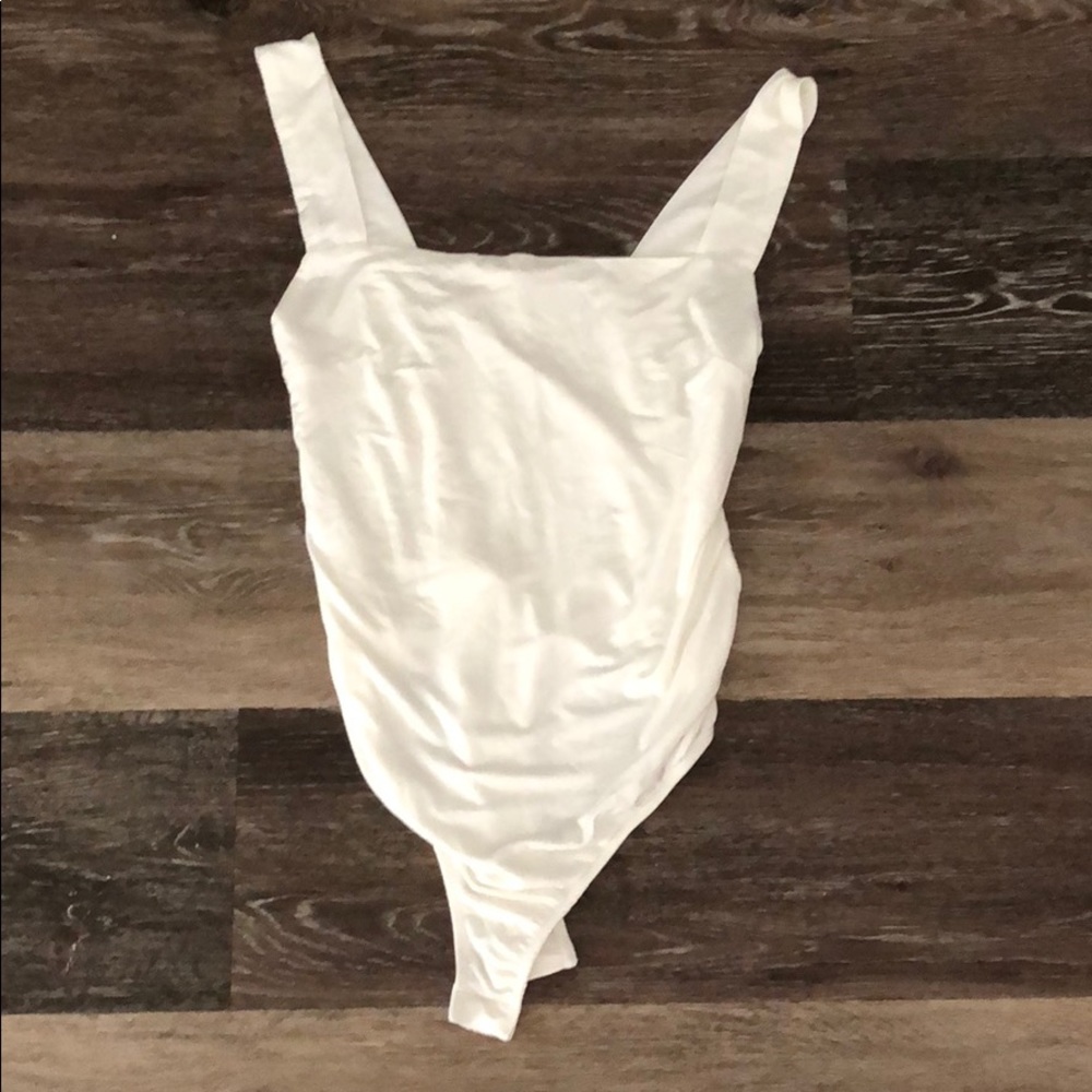 NWOT  From Vici- Blue Blush Cream Bodysuit.